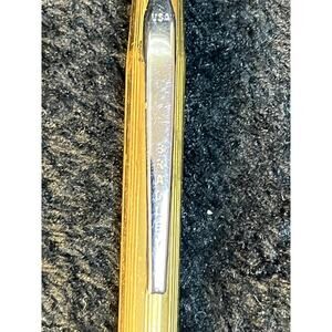 Vintage Bradly Gold Tone Metal Thin Mechanical Pen Working